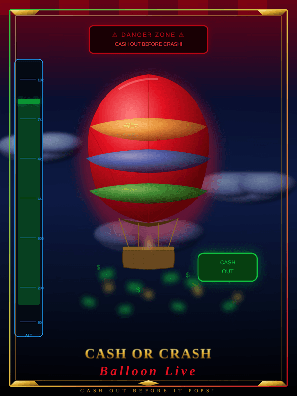 Cash or Crash Balloon Live